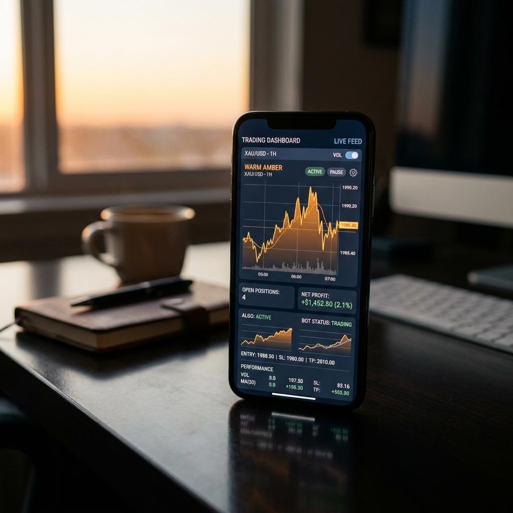 Bitcode AI crypto trading dashboard displaying Bitcoin and Ethereum analytics
